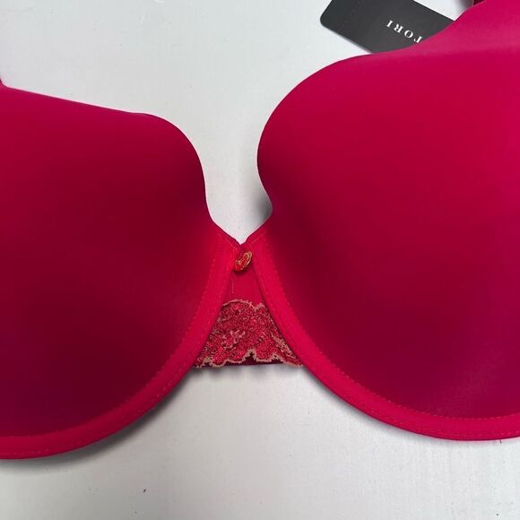 NATORI Chili/Glow Pure Luxe Contour Underwire Bra, - Picture 3 of 6
